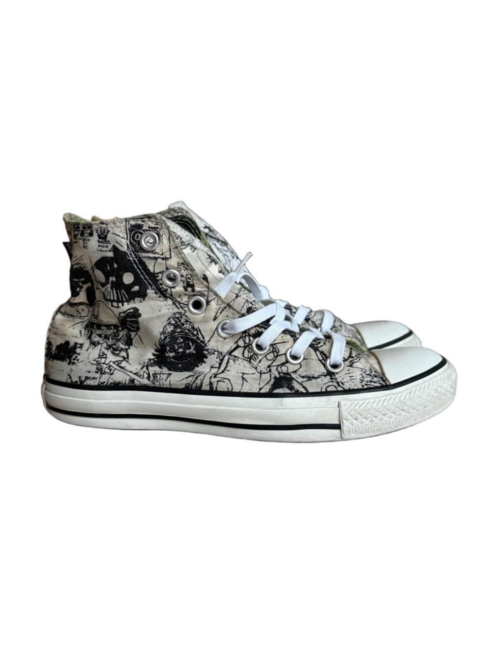 Converse x Gorillaz Sneakers Limited Edition Chuck Taylor All Star Shoes Rare 38